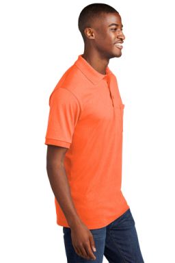 Core Blend Jersey Knit Pocket Polo